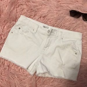 white shorts